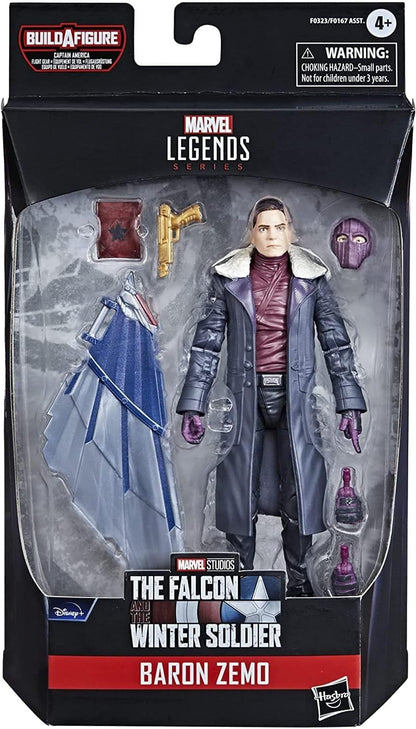 Marvel Legends The Falcon and The Winter Soilder: Baron Zemo BAF Captain America