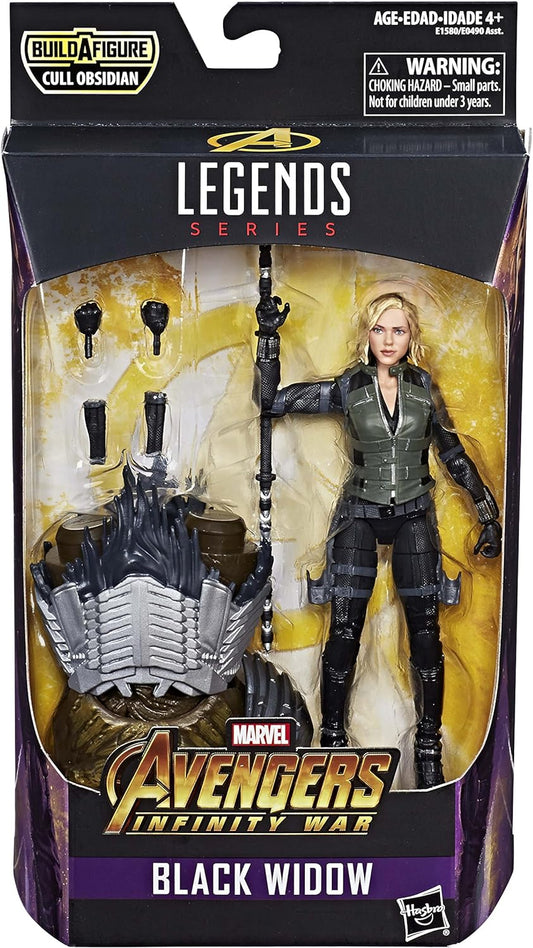 Marvel Legends Avengers Infinity War Black Widow BAF Cull Obsidian